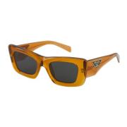 Stijlvolle zonnebril voor vrouwen Prada , Orange , Dames
