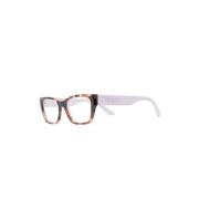 Bruin/Havana Optisch Montuur Prada , Purple , Dames