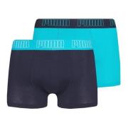 Aqua Combo Basic Trunk Boxershorts Puma , Blue , Heren