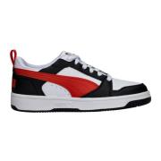 Rode Gewatteerde Sneaker met Verwijderbaar Voetbed Puma , White , Here...
