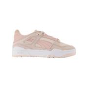 Roze Leren Slipstream Sneakers Puma , Pink , Dames