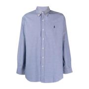 Stretch Oxford overhemd Ralph Lauren , Blue , Heren