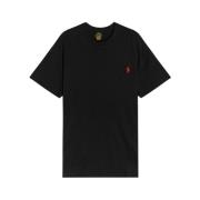Basis T-shirt Ralph Lauren , Black , Heren