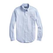 Mesh Oxford Button-Down Overhemd Ralph Lauren , Blue , Heren