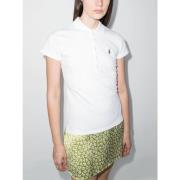 Polo Shirt - XS - Katoen/Spandex Mix Ralph Lauren , White , Dames