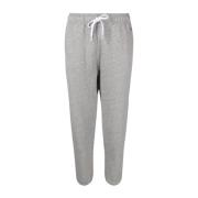 Grijze Katoenen Joggers met Elastische Tailleband Ralph Lauren , Gray ...