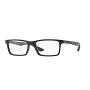 Stijlvolle zwarte herenbrilmonturen Ray-Ban , Black , Heren