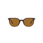 Bruin Acetaat Elliot Zonnebril Ray-Ban , Brown , Dames