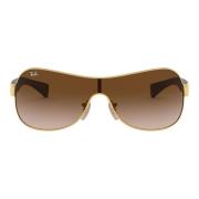 Modern Woman Sunglasses Gold/Brown Shaded Ray-Ban , Brown , Dames