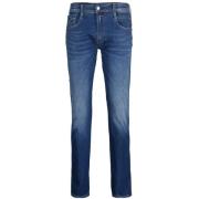 Moderne Slim-Fit Jeans Replay , Blue , Heren