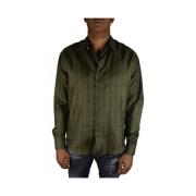 Overhemd Roberto Cavalli , Green , Heren