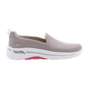 Stijlvolle Mode Sneakers Skechers , Beige , Dames