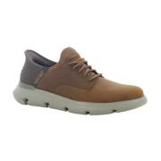 Skechers Herenschoenen Cognac Garza Skechers , Brown , Heren