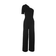 Compact Gebreid Jumpsuit Stella McCartney , Black , Dames