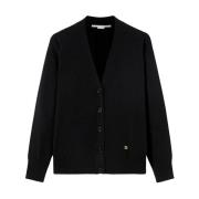 Tijdloze Zwarte Merino Gebreide Cardigan Stella McCartney , Black , Da...