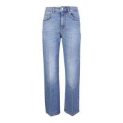 Vintage Medium Blue 90 Crop Flare Jeans Stella McCartney , Blue , Dame...