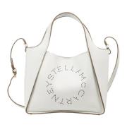 Logo Tote Tas met Verstelbare Band Stella McCartney , White , Dames