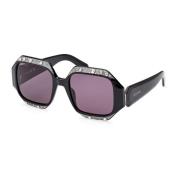 Sunglasses Swarovski , Black , Dames