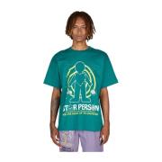 Grafisch Print T-Shirt The North Face , Green , Heren