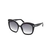 Zwarte Ss23 Dameszonnebril Tom Ford , Black , Dames