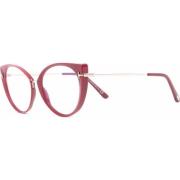 Roze Metalen Kattenoog Bril Ft5815B 074 Tom Ford , Red , Dames