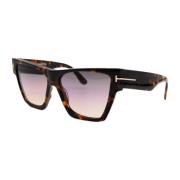 Sole Zonnebril - Ft0942 - 55B Tom Ford , Brown , Dames