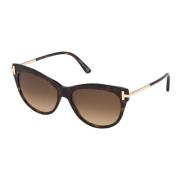 Kira FT 0821 Zonnebril Tom Ford , Brown , Dames