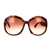 Ronde zonnebril met klassieke stijl Tom Ford , Brown , Unisex