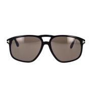 Klassieke Pilotenzonnebril Tom Ford , Black , Unisex