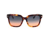 Vierkante zonnebril Ft0952 Selby Tom Ford , Brown , Unisex