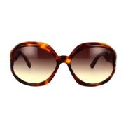 Geometrische zonnebril met klassieke stijl Tom Ford , Brown , Unisex