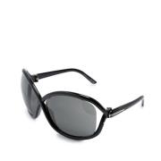 Zwarte zonnebril met originele accessoires Tom Ford , Black , Dames