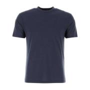 Air-force blauwe lyocell blend t-shirt Tom Ford , Blue , Heren