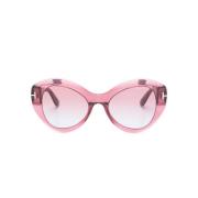 Roze Zonnebril - Stijlvol en veelzijdig Tom Ford , Pink , Dames