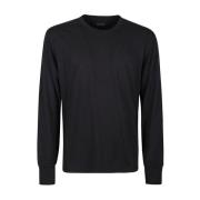 Lb999 Zwart Longsleeve T-shirt Tom Ford , Black , Heren