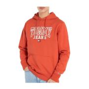 Sweatshirt reg entry graphic Tommy Jeans Tommy Hilfiger , Red , Heren