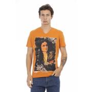 T-Shirts Trussardi , Orange , Heren