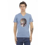 T-Shirts Trussardi , Blue , Heren