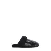 Zwarte Paillet Shearling Slippers UGG , Black , Dames