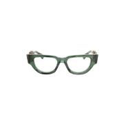 Sungles met logo Valentino , Green , Dames