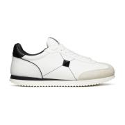 Studded Low-Top Sneakers Valentino , White , Heren