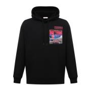 Neon Universe Sweatshirt Valentino , Black , Heren