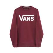 Heren Clic Crew II Sweatshirt Vans , Red , Heren