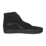 Hoge Zwarte Veterschoenen Vans , Black , Heren