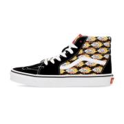 Kind Sk8-Hi Flame Logo Sneakers Vans , Black , Heren