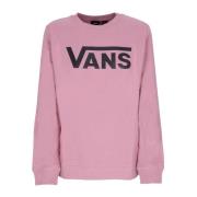 Klassieke V Crewneck Sweatshirt Vans , Pink , Dames