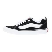 Retro-geïnspireerde Skate Schoenen Vans , Black , Heren