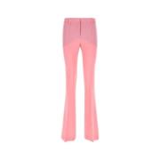 Roze wollen broek Versace , Pink , Dames