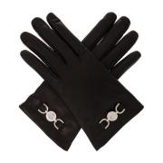 Leren handschoenen Versace , Black , Dames