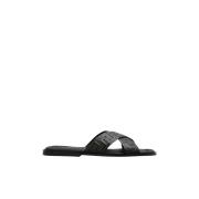 ‘Greca’ sandalen Versace , Black , Heren